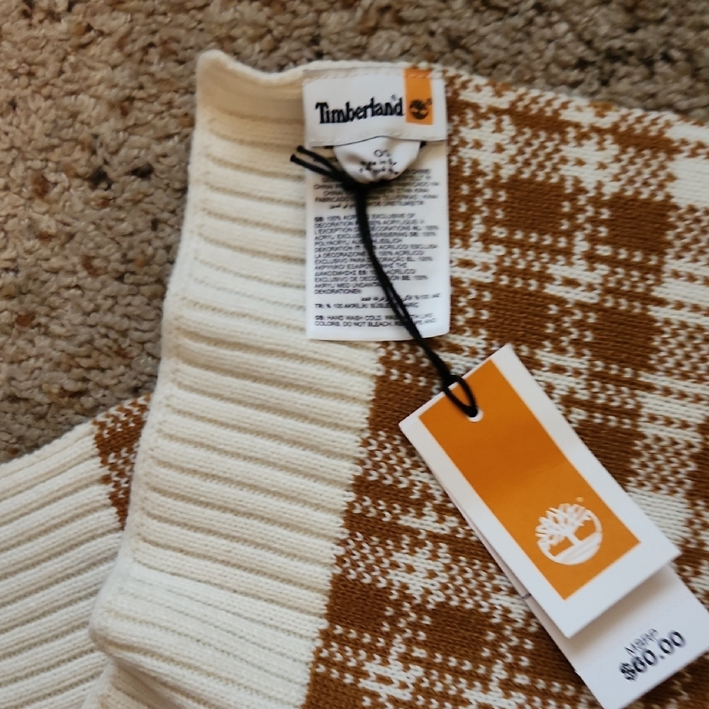 FINAL MARK DOWN Timberland Plaid Winter Scarf - Picture 4 of 5